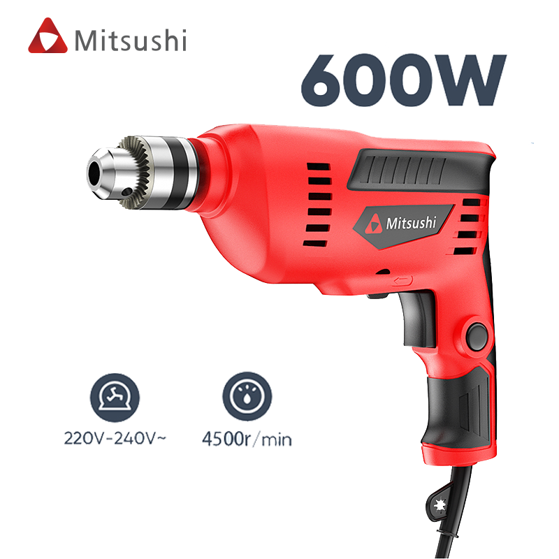 Mitsushi Electric Drill Industrial Grade Effectively Protect The Motor 220V Power Drills