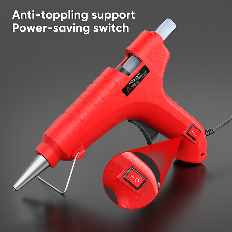 Mitsushi Electronic HOT Melt Glue Gun 60W Professional Grade with Advanced Temperature Control