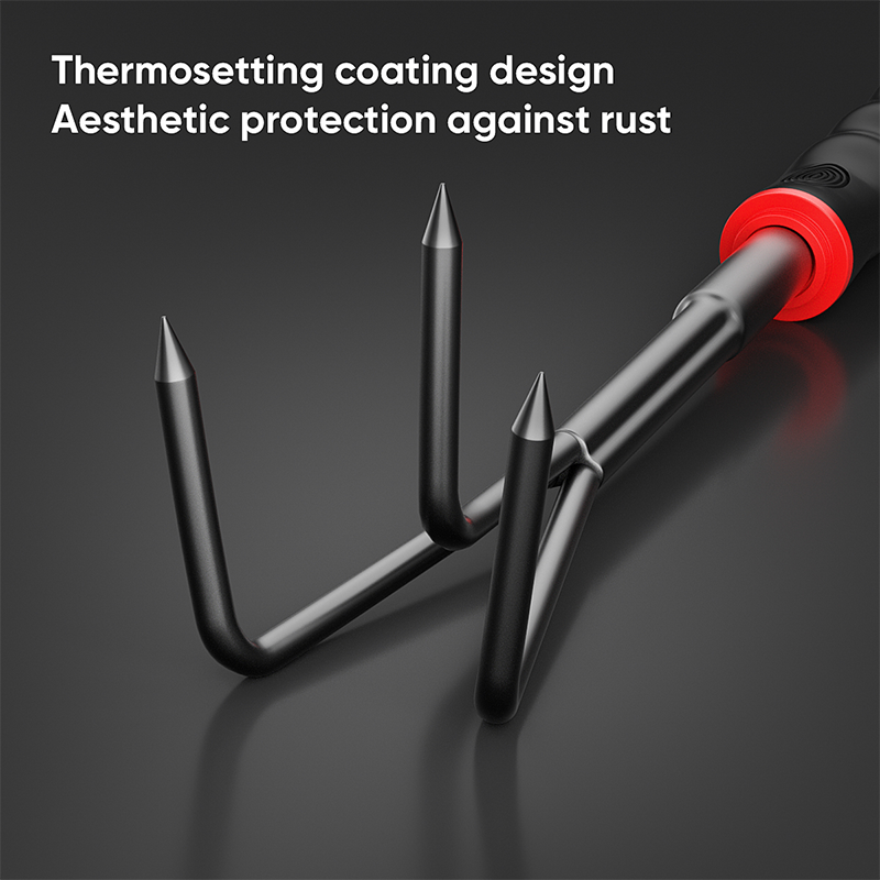 Mitsushi Loosen Soil Rake Garden Rake Hand Rake Farm Tool Grasping Raking