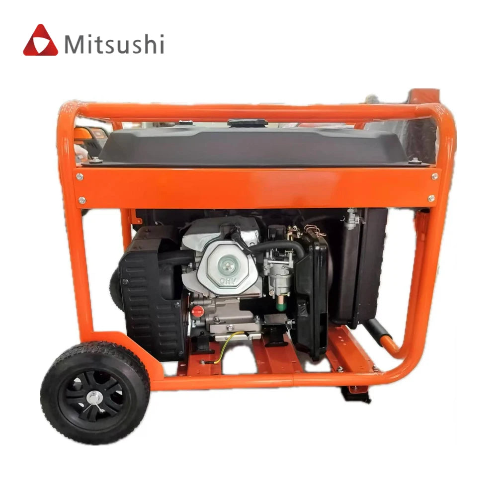 China Factory Gasoline Engine Generator 7.5KW Air-Cooled Gasoline Generator Manual Electric Pulley Optional