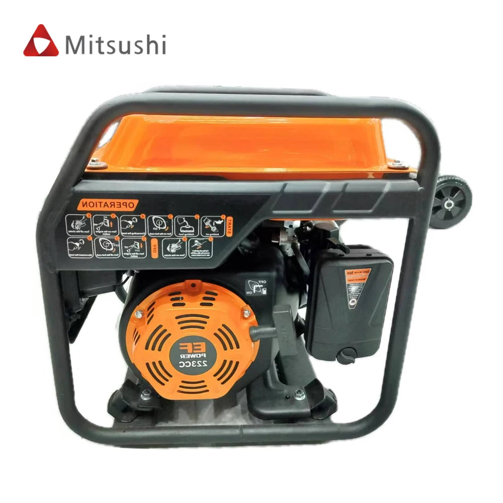Open Frame Petrol Generator 4KW with Low Noise High Quality Gasoline Engine for Sale 220v Rated Voltage