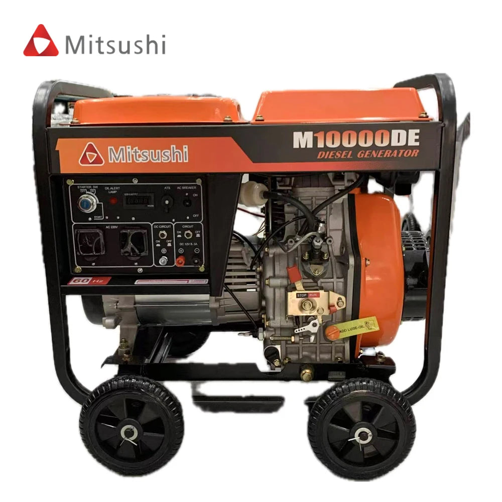 3.5KW 6KW 6.5KW 7.5KW 10KW Open Type High Power Diesel Generator for Open Type Frame Silent Electricity Generation