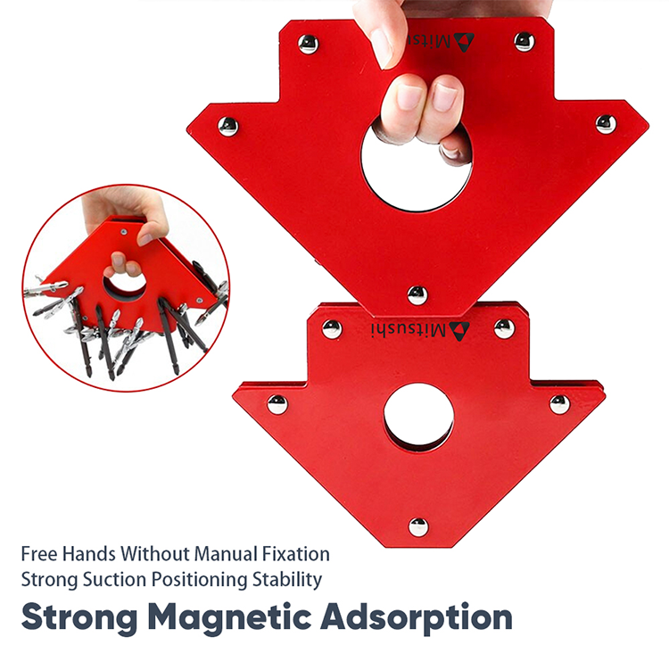 Mitsushi Magnetic Steel Welding Holder Size 3 4 5 Capable of holding up to 25/50/75-LBS Welding