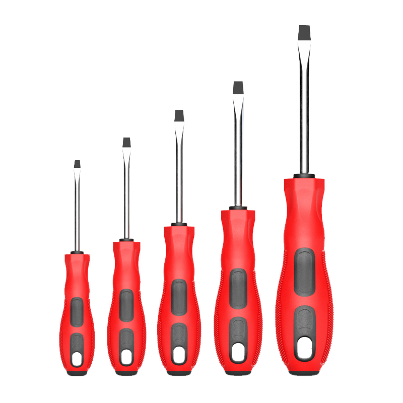 Mitsushi High-Quality Chromium Vanadium Steel Precision Flat-Head Screwdriver