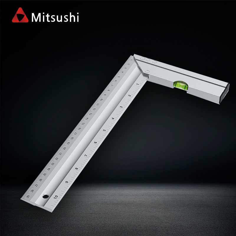 Mitsushi 300mm Aluminum Alloy L-Square Angle Ruler