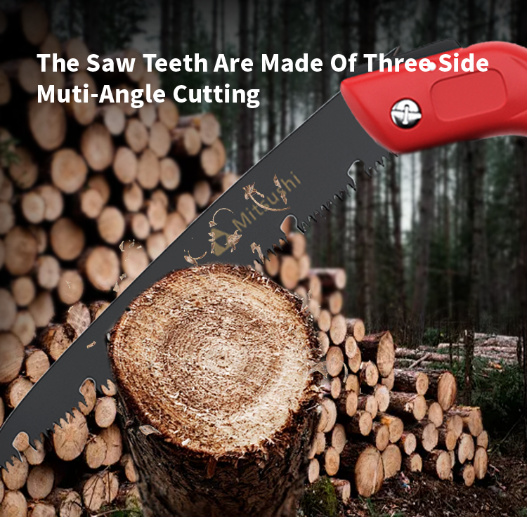 Mitsushi Folding Saw Three-Sided Grinding Hand Sawing