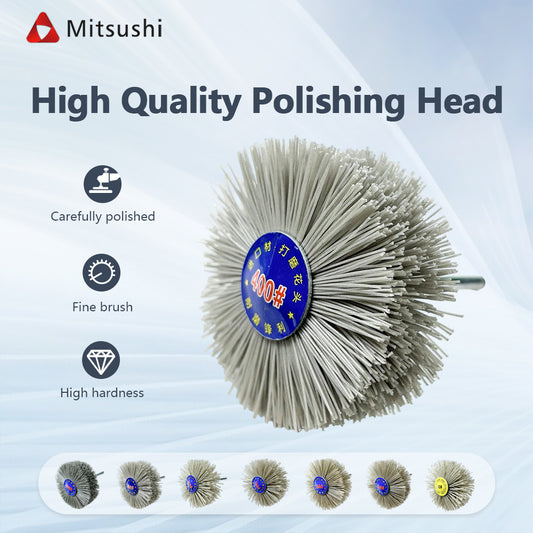 369 transparent silk polished flower head