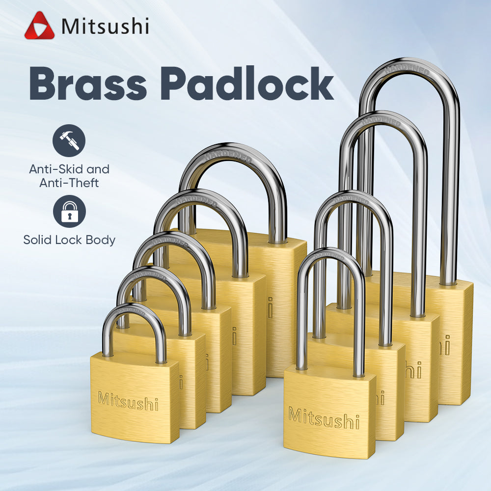 Brass-Finish Padlock