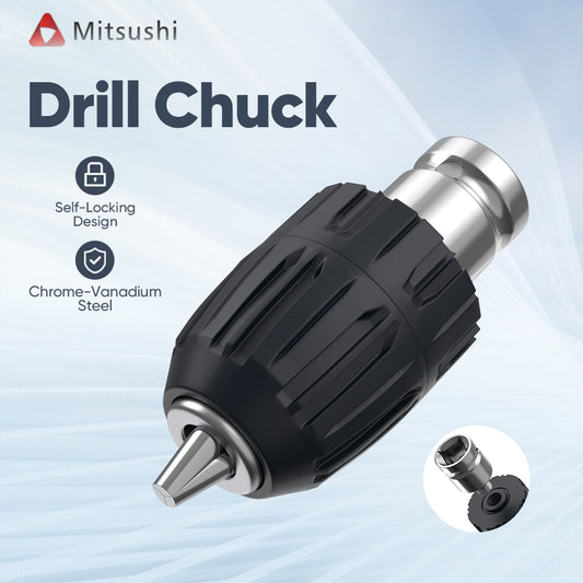 Square socket drill bit adapter