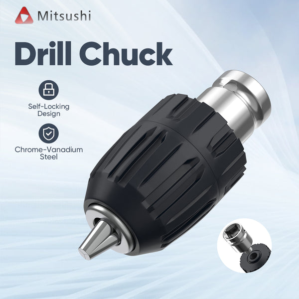 Square socket drill bit adapter