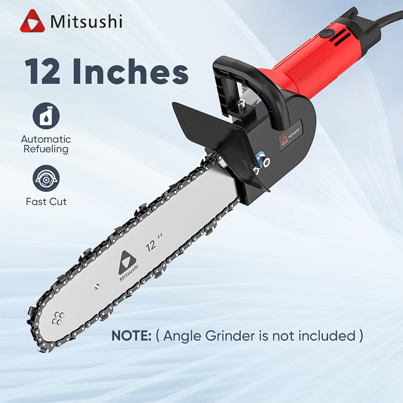 Mitsushi 12″ U-shaped handle Metal Material Electric Chainsaw