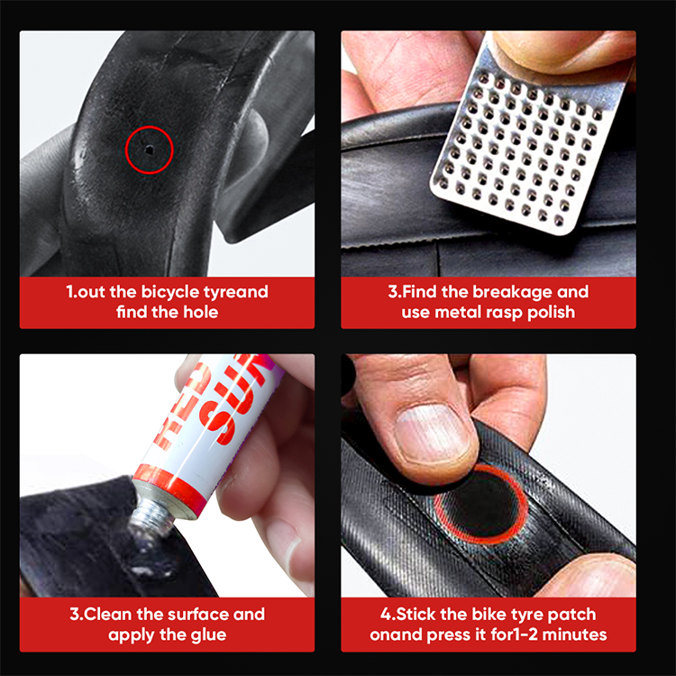 Mitsushi Bicycle Tire Patch Set Bicycle Tire Repair Kit Tools For Bicycle Supplies