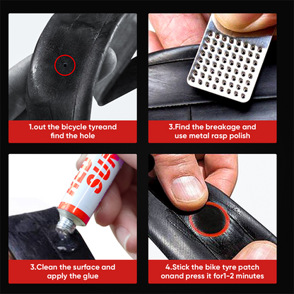 Mitsushi Bicycle Tire Patch Set Bicycle Tire Repair Kit Tools For Bicycle Supplies