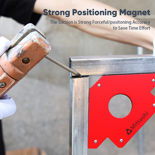 Mitsushi Magnetic Steel Welding Holder Size 3 4 5 Capable of holding up to 25/50/75-LBS Welding