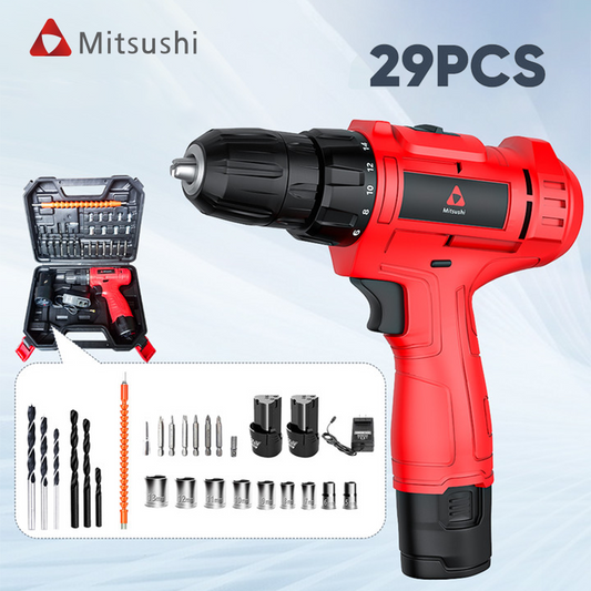Mitsushi 1100W Speed Up The Heat Dissipation Speed Using High-quality Aluminum Material Cordless Power Drill