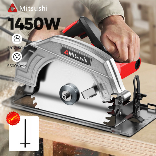 Mitsushi 1450W Multi-Angle Cutting Wood Cutting Table Flip Cutter
