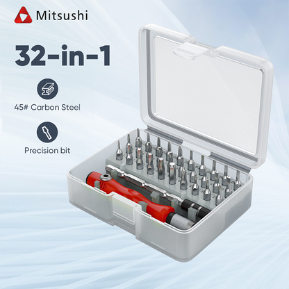 Mitsushi Multifunctional 32 In 1 Screwdriver Set