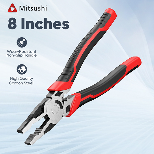 Mitsushi 5-In-1 Wire Stripper/Crimping/Cutting Function Pliers