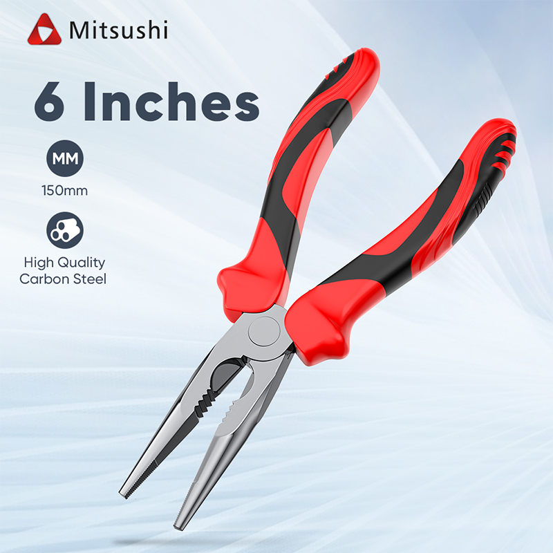 Mitsushi Cabinet Handle Hardened Pliers Head Long Nose Pliers
