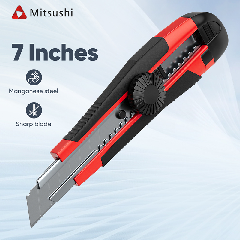 Mitsushi 7 Inch Utility knife With Replaceable Blade