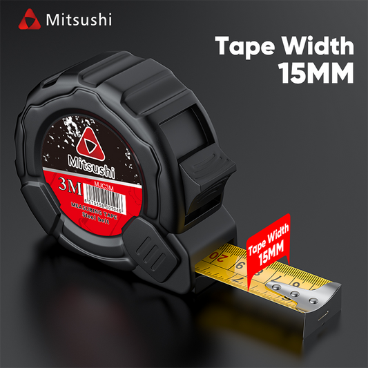 Mitsushi 10m Measuring Tape /Steel Tape High Precision Drop-Proof Tape Measure