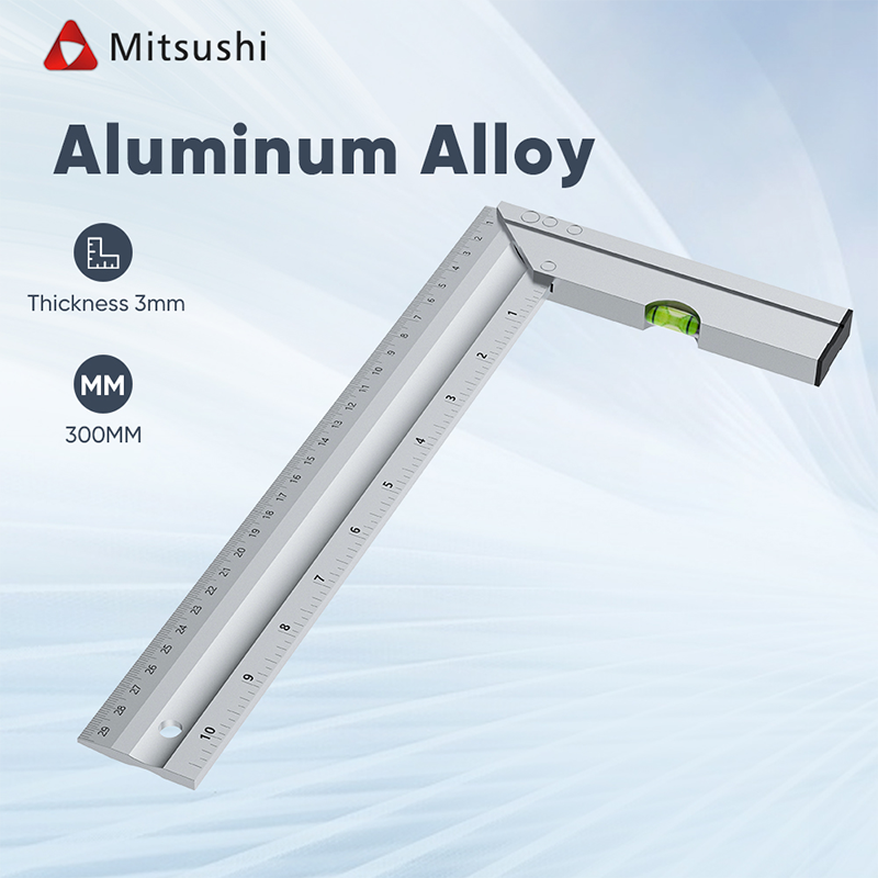 Mitsushi 300mm Aluminum Alloy L-Square Angle Ruler