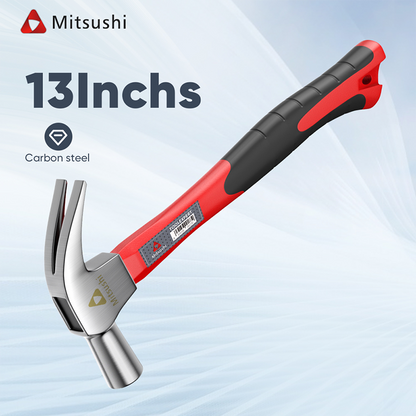 Mitsushi 13 Inch Insulated Handle Nail Hammer