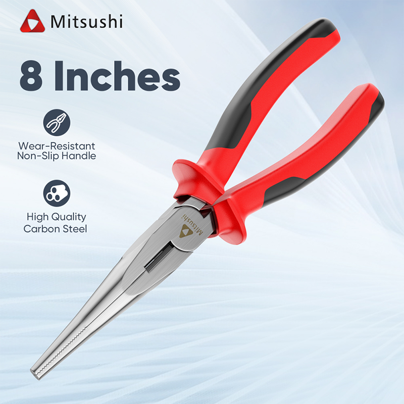 Mitsushi Cabinet Handle Hardened Pliers Head Long Nose Pliers