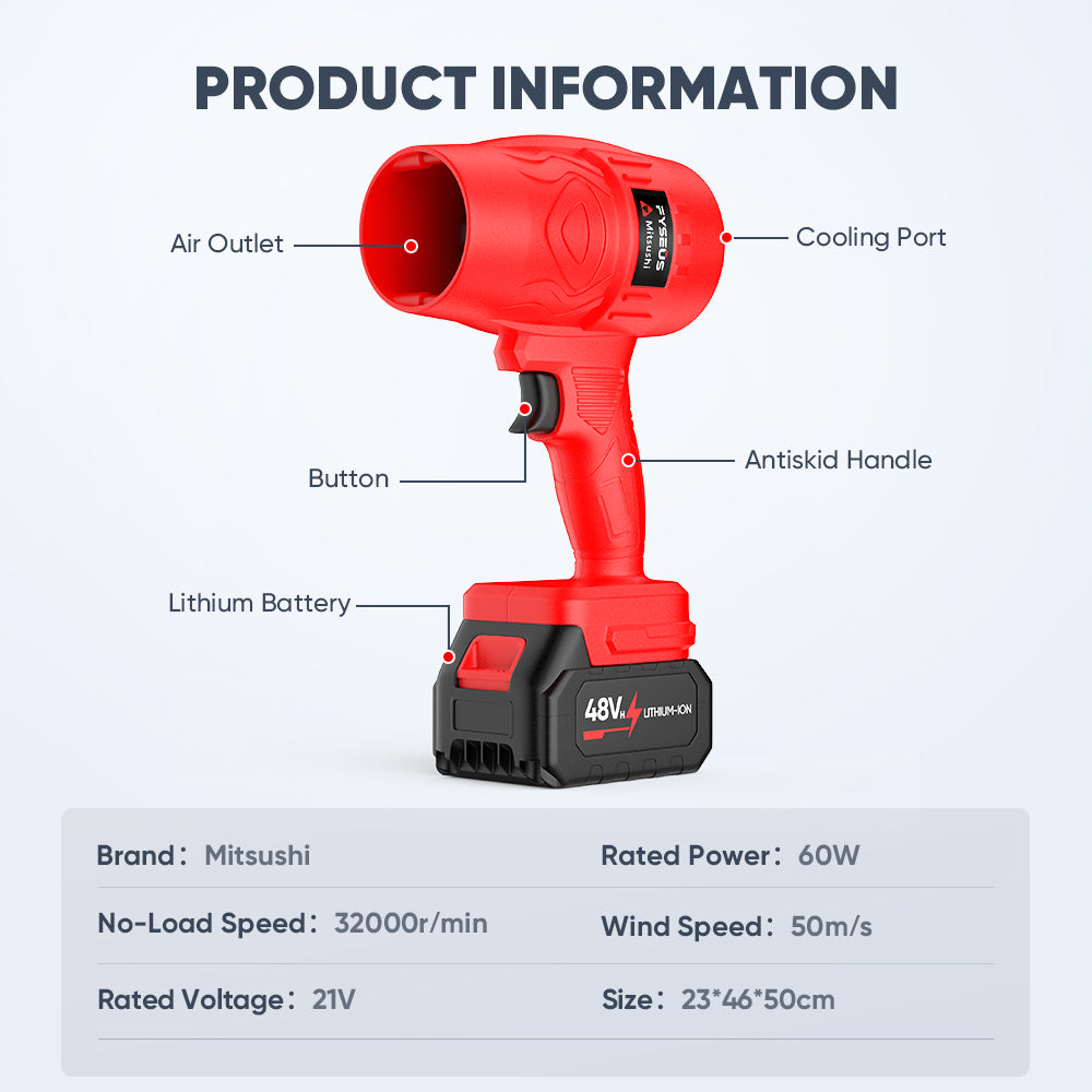 Lithium-ion Battery Storm Fan