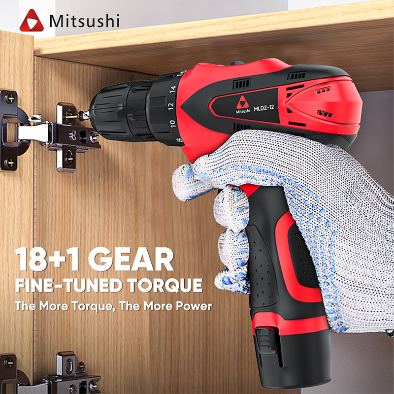 Mitsushi High Quality Electric Precision Screwdriver Cordless Drill Sets Power Drills Set