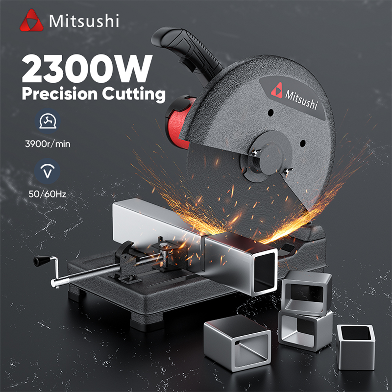 Mitsushi 2300W 220V Industrial Electric Hand-Held Circular Saw