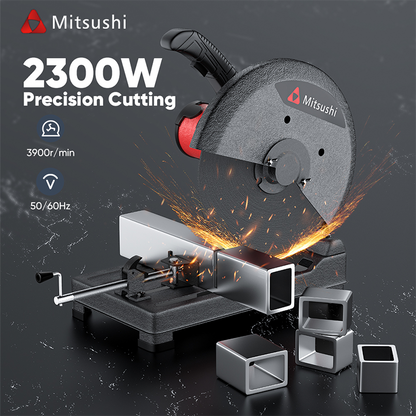 Mitsushi 2300W 220V Industrial Electric Hand-Held Circular Saw