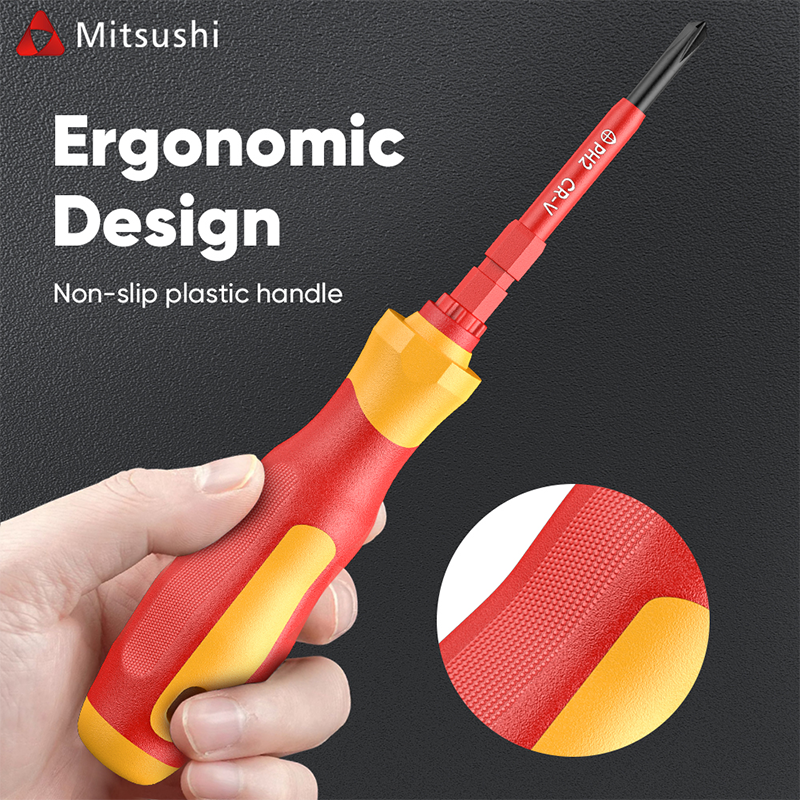 Mitsushi 8 In 1 Electrical Fully Insulated Magnetic Screwdriver