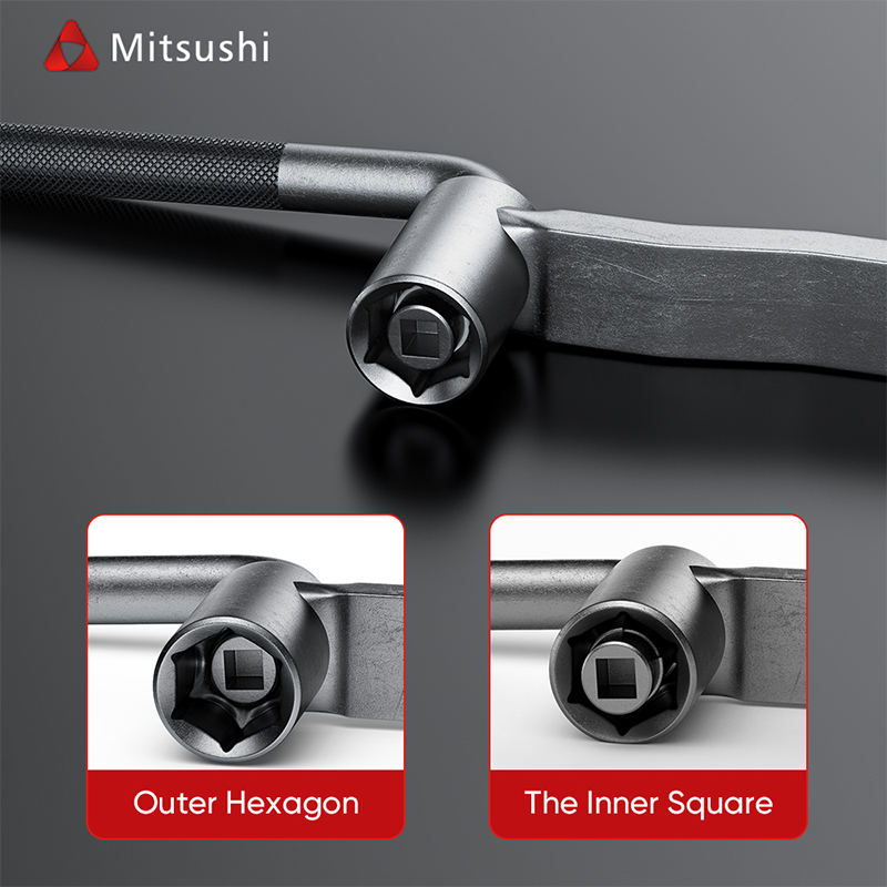 Mitsushi Valve Tappet Adjustment Tool Square Hexagon Socket T Screw Wrench