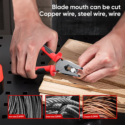 Mitsushi Non-Slip Handle 8/6 Inch Wire Cutter Pliers