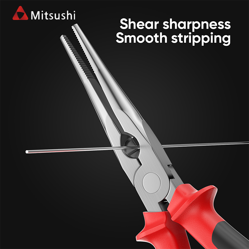 Mitsushi Cabinet Handle Hardened Pliers Head Long Nose Pliers