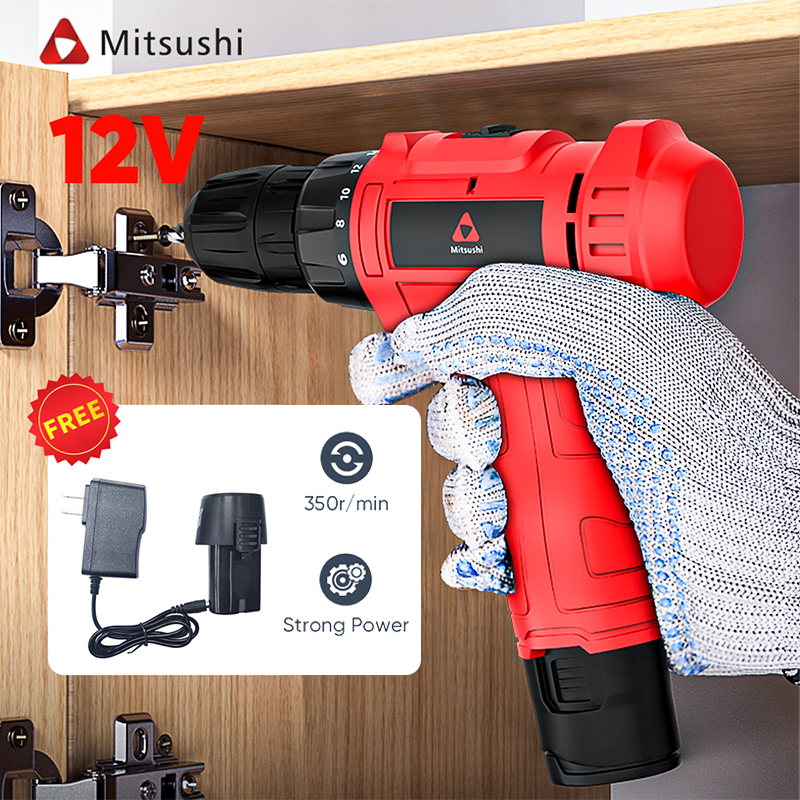 Mitsushi 1100W Speed Up The Heat Dissipation Speed Using High-Quality Aluminum Material Cordless Power Drill
