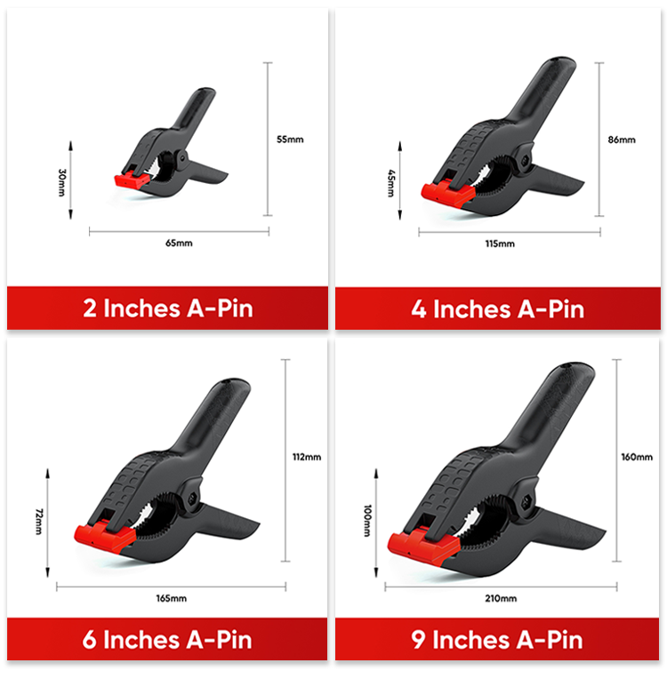 Mitsushi Ergonomic Handle For Comfortable Grip Quick Ratchet Bar Clamp
