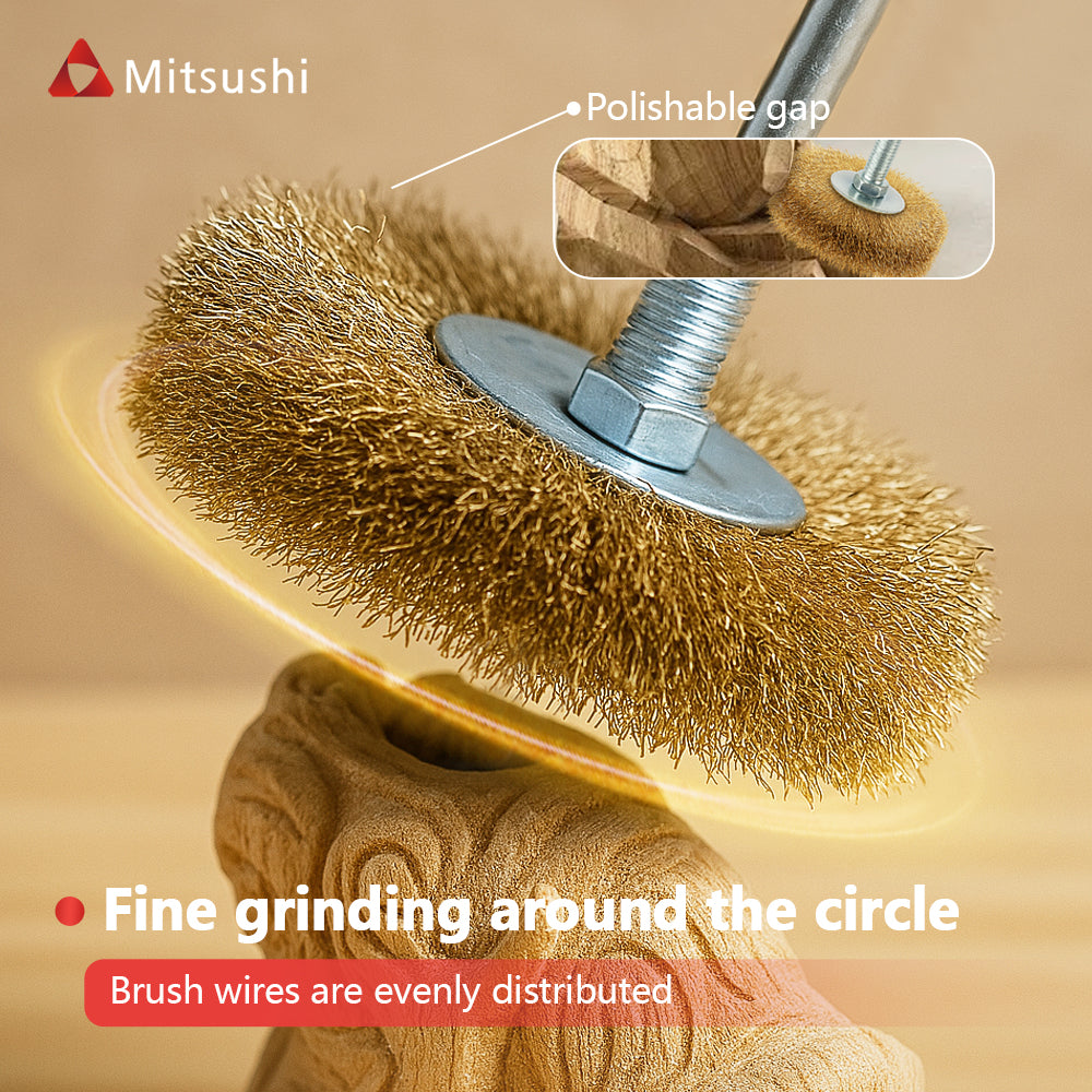 Copper-Plated Steel Wire Wheel