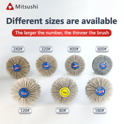 369 transparent silk polished flower head