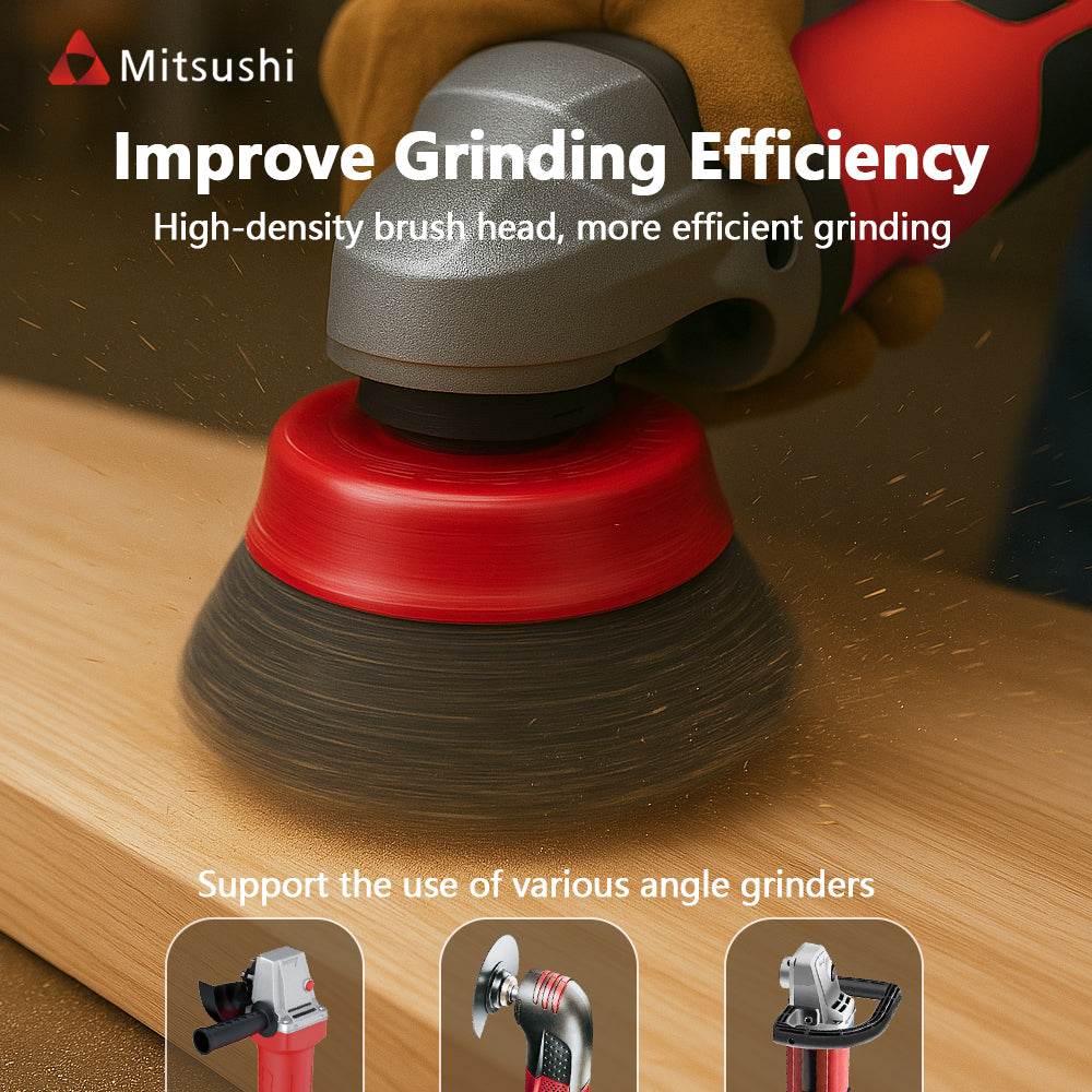 Nylon Wire Abrasive Brush for Rust and Paint Removal