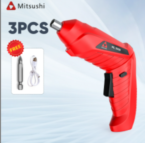 Mitsushi ML100C Mini Electric Screwdriver（4.8V+3pcs）