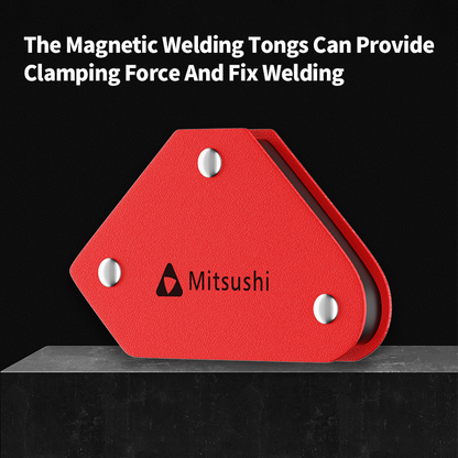 Mitsushi Mini Magnetic Steel Welding Holder 4pcs Magnetic Holder Metal Arrow Shape For Multiple Angle