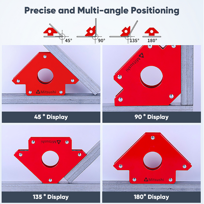 Mitsushi Magnetic Steel Welding Holder Size 3 4 5 Capable of holding up to 25/50/75-LBS Welding