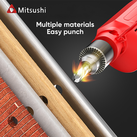 Mitsushi 220V Industrial Electric Screwdriver Drills Power Tools For Efficient Work