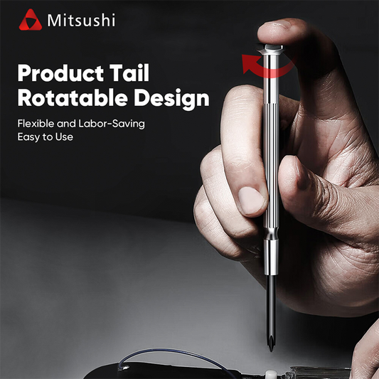 Mitsushi 6PCS Precision A Built-In Strong Magnet Mini Screwdriver Set