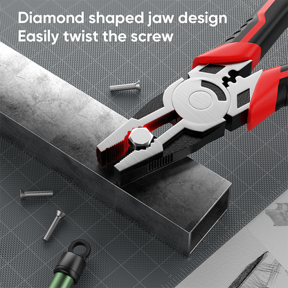 Mitsushi 5-In-1 Wire Stripper/Crimping/Cutting Function Pliers