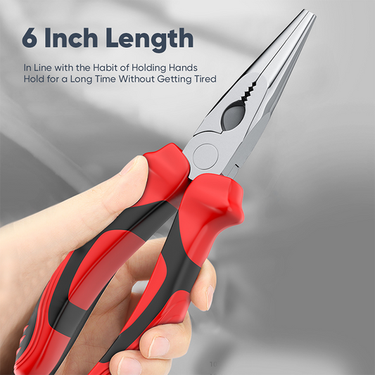 Mitsushi Cabinet Handle Hardened Pliers Head Long Nose Pliers
