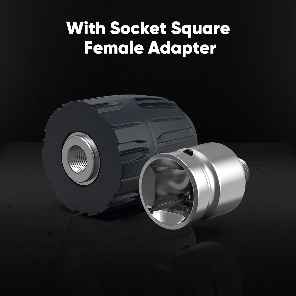 Square socket drill bit adapter