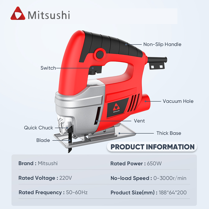 Mitsushi Electric Jigsaw MQXJU55 (650W)